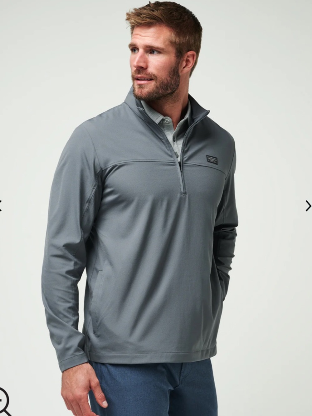 Travis Mathew Wanderlust quarter pullover zip XXL $139